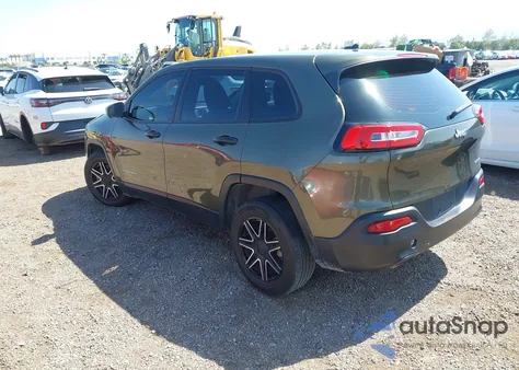 2015 Jeep Cherokee Sport из США, поврежденный, VIN 1C4PJLABXFW561146